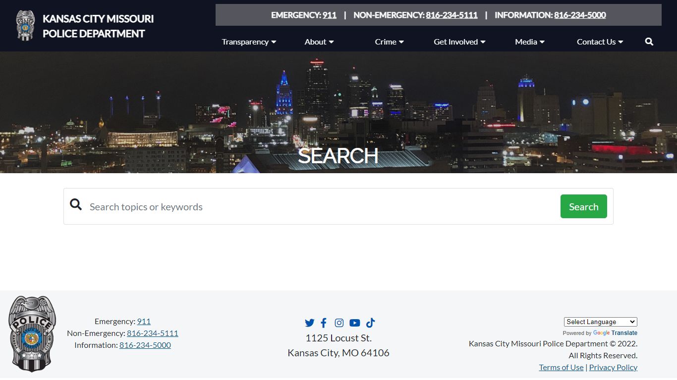 Search - Kansas City Police Department